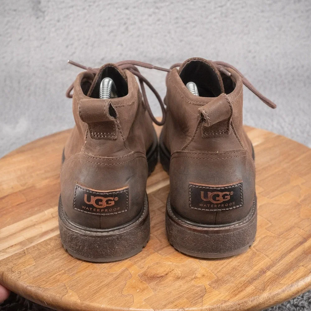 UGG CALDERWOOD WATERPROOF MEN BOOTS LEATHER STOUT US 8 /UK 7 /EU‎ 40.5